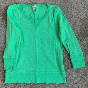 J. Crew 3/4 sleeve long sleeve